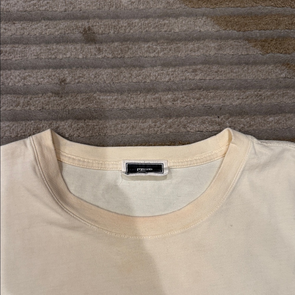 Kith Men's Classic Cream T-Shirt - Picture 2 of 3